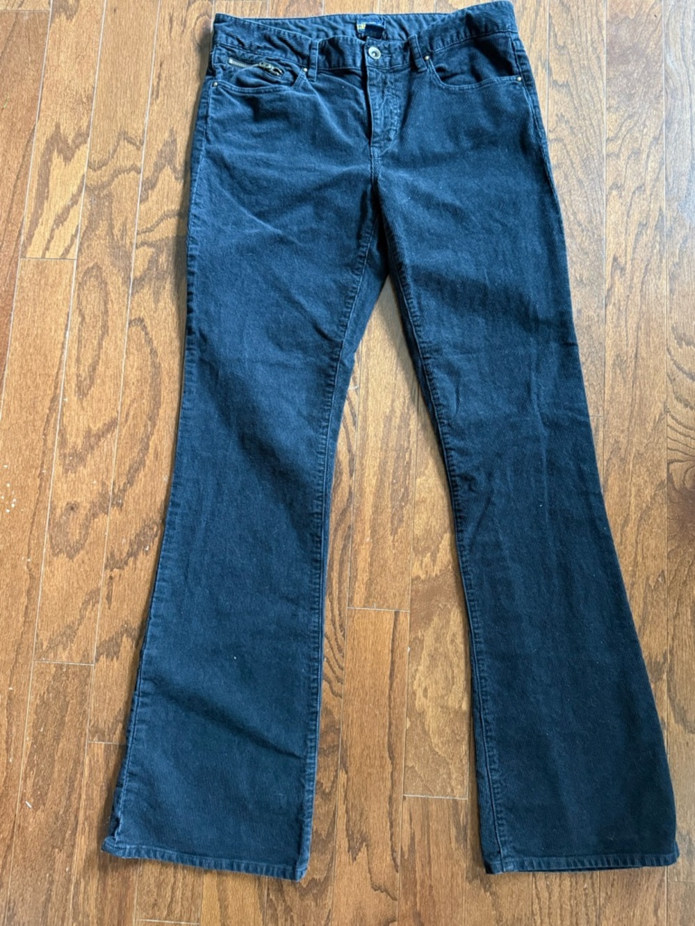 Rugby Ralph Lauren Black Flared corduroy Jeans size 10